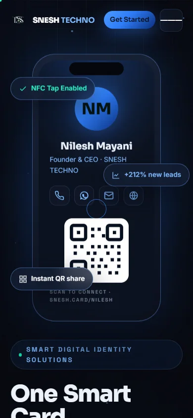 Smart Digital Identity mobile screen